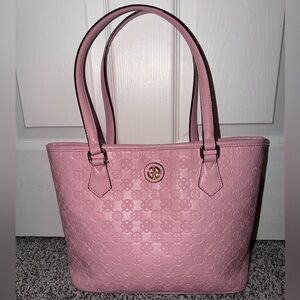 Women's Embellished Pink Gianibernini Designer Purse Handbag Tote